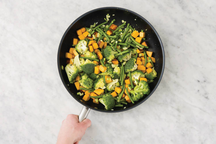 Add the veggies