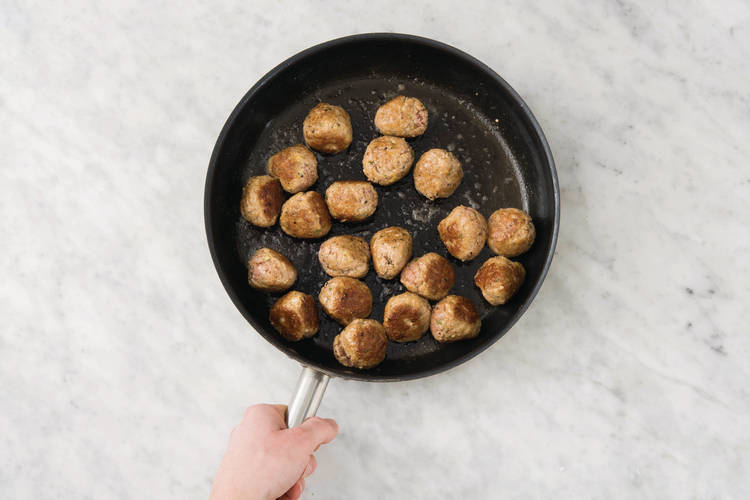 COOK THE MEATBALLS