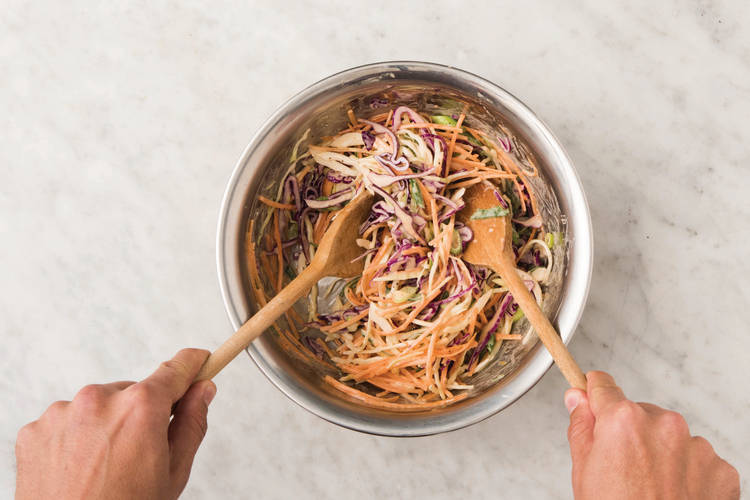 Prepare the slaw