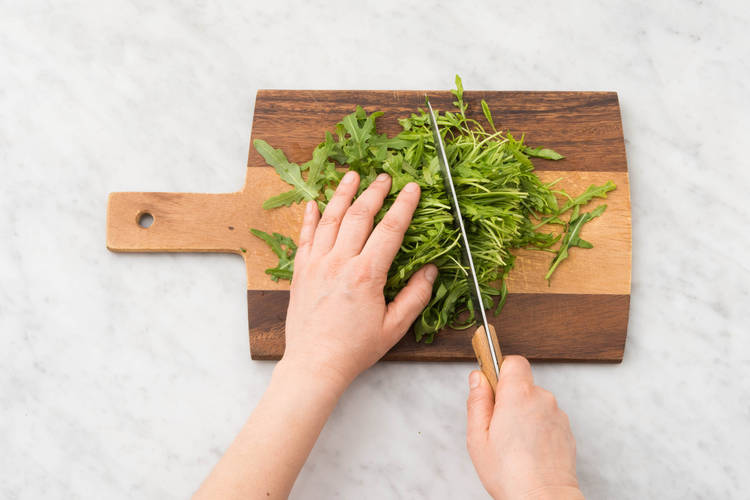 Mit Schmand verrühren