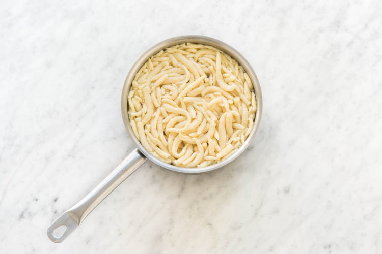 Spätzle garen