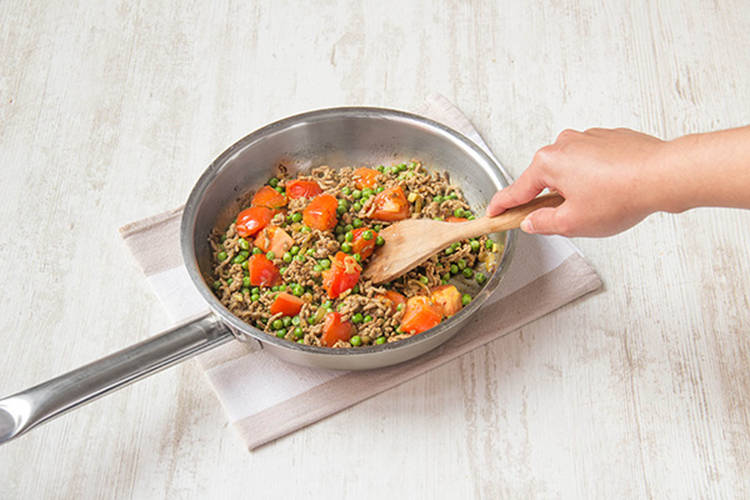 Cook mince.