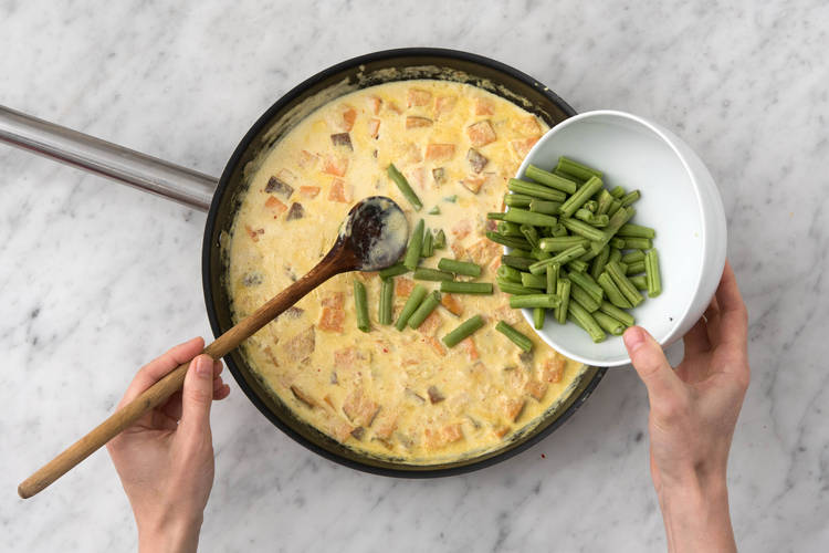 Add the green beans