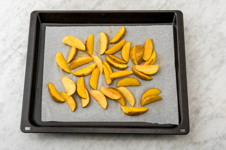 Bake wedges.