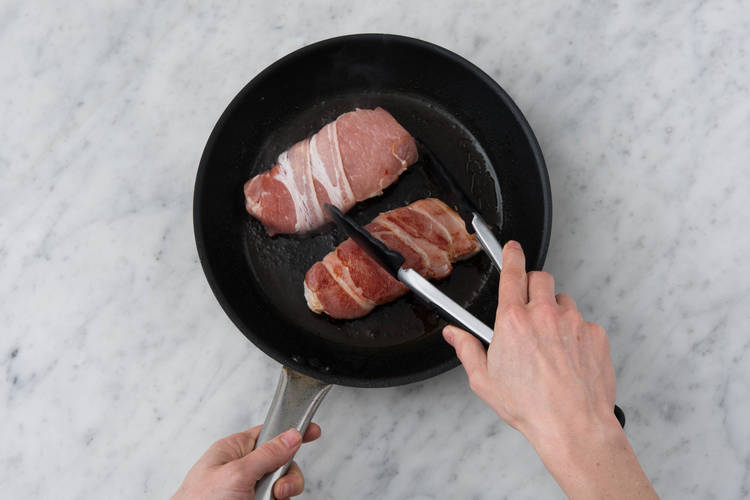 Cook the pork