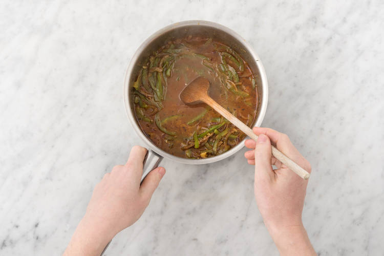 Stir in the beef stock pot