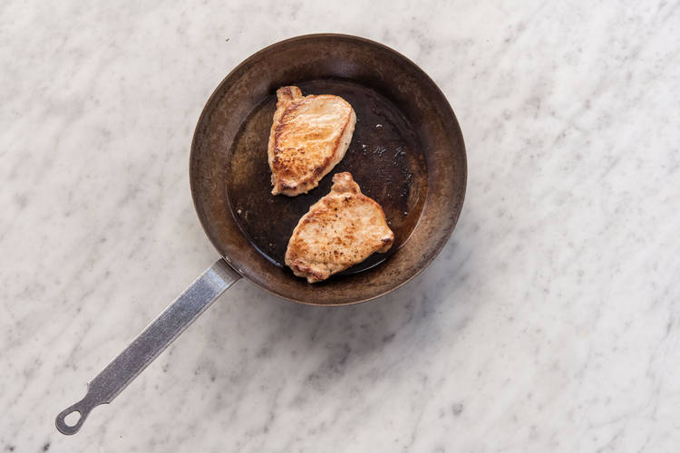 Cook pork.