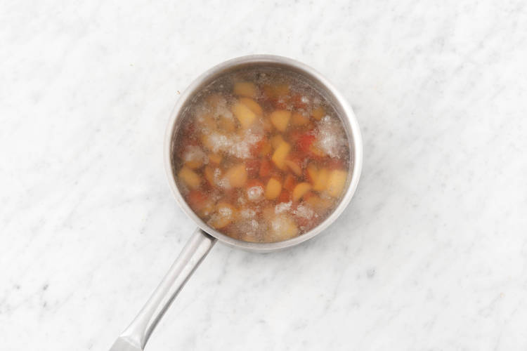 Cook potato.
