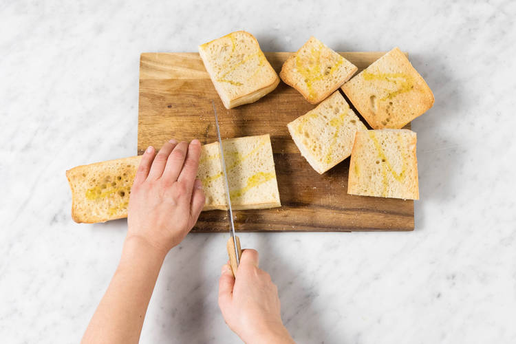 Bruschetta vorbereiten
