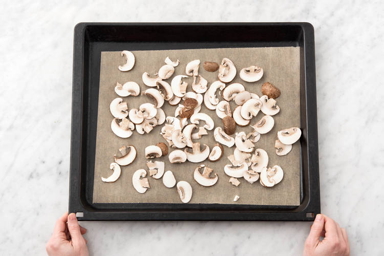 Champignons garen