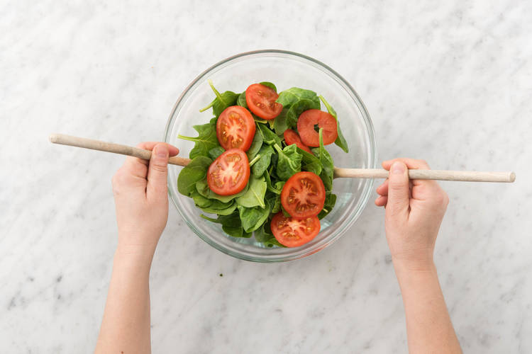 Salade maken