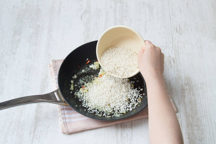 Pan-fry The Risotto