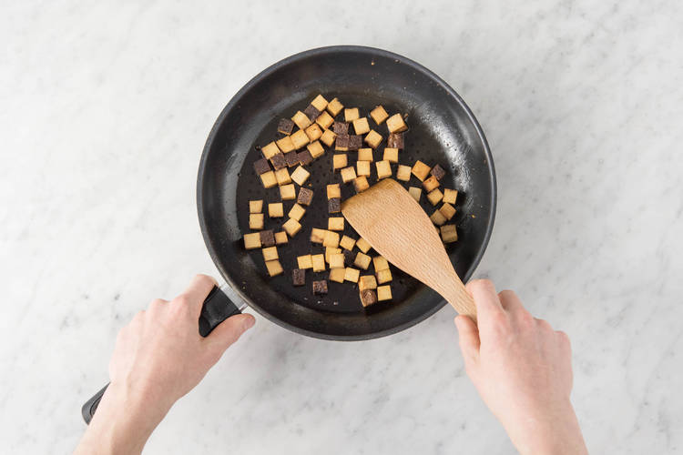 Tofu anbraten