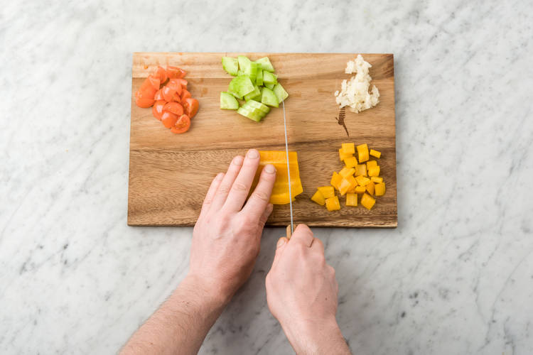 Gemüse schneiden