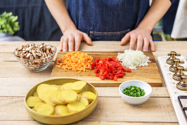 Prep the veggies