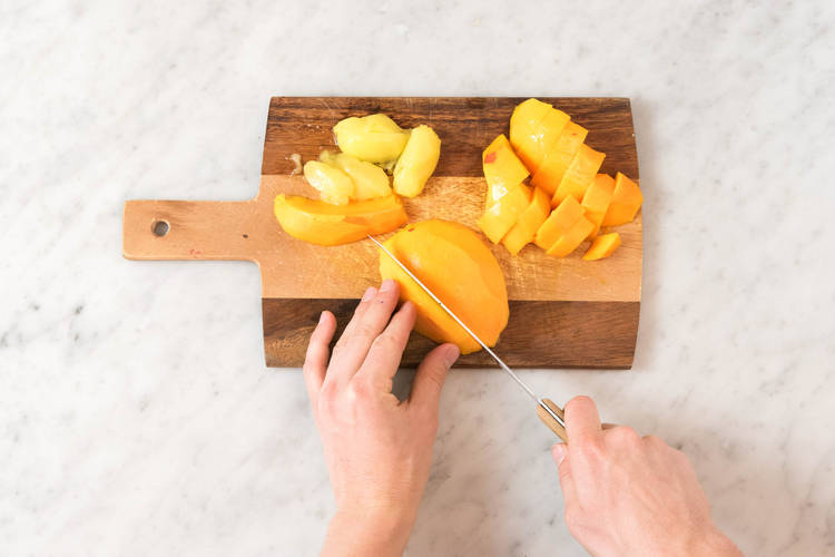 Mango schneiden