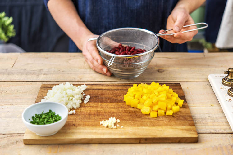 Prep the veggies