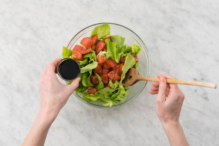 Préparer la salade