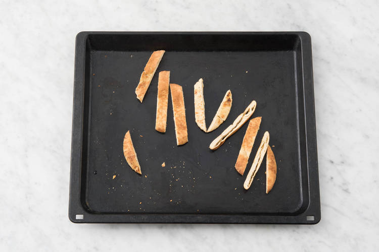 Fladenbrot aufbacken