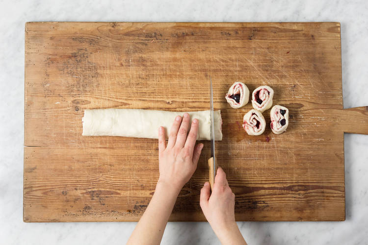 Teigröllchen vorbereiten
