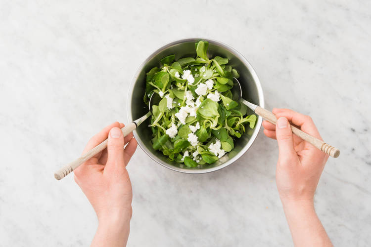 Préparer la salade