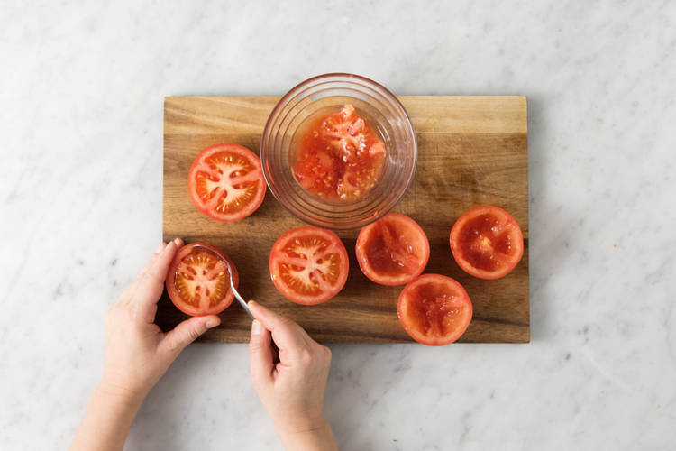 TOMATEN VORBEREITEN
