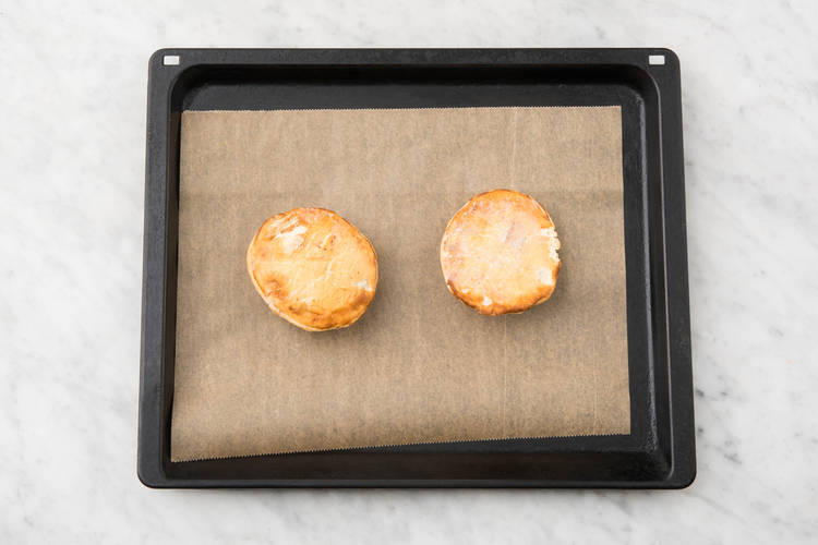 Cuire la tartelette