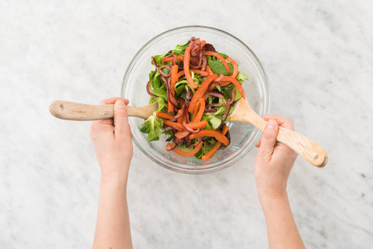 Préparer la vinaigrette