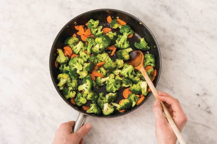COOK THE VEGETABLES
