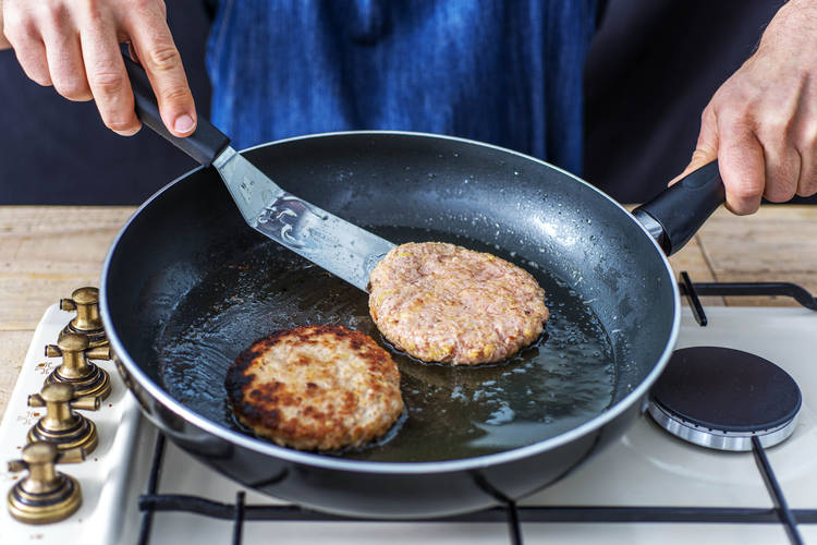 FRY THE BURGERS