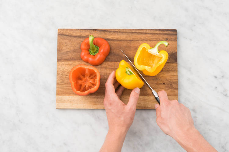 Paprika's voorbereiden