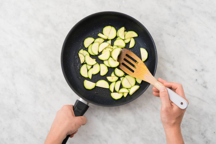Courgette bakken