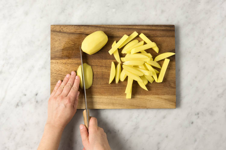 OFENPOMMES zubereiten