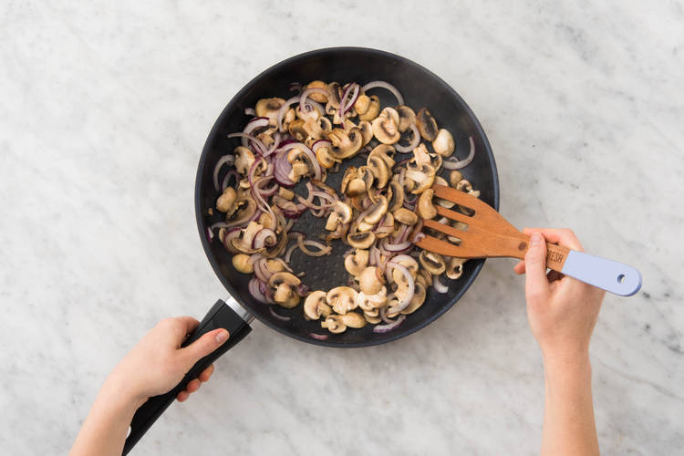 Cuire les champignons
