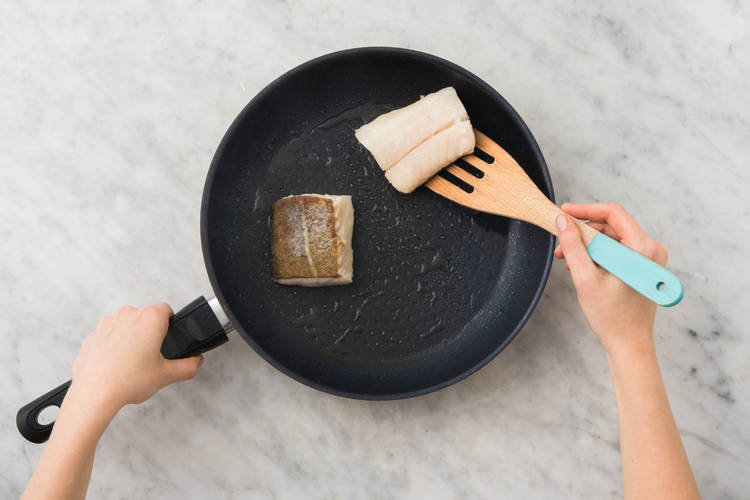 Cuire le filet de cabillaud