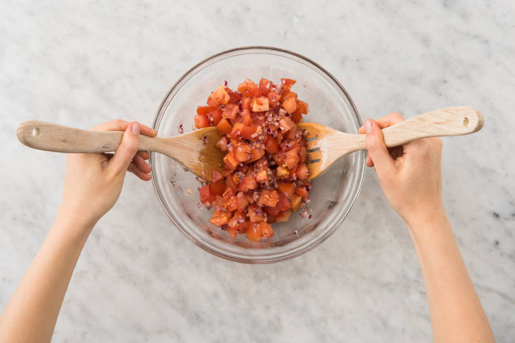 Préparer la vinaigrette