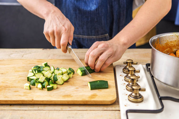 Add the Courgette