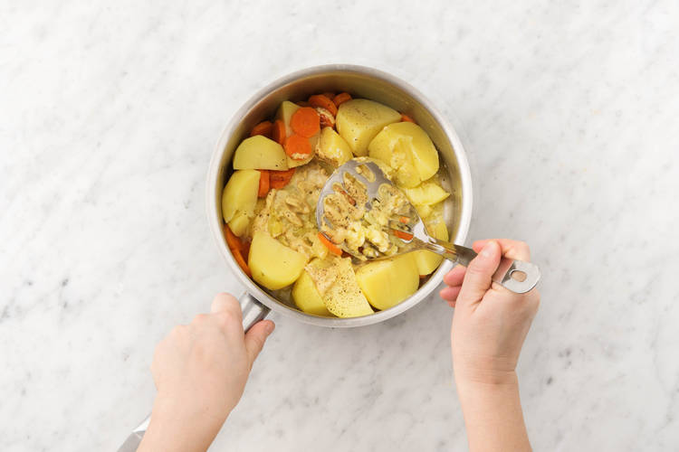 Réduire le mélange en purée