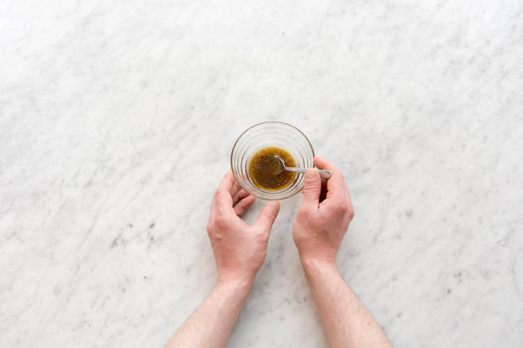 Préparer la vinaigrette