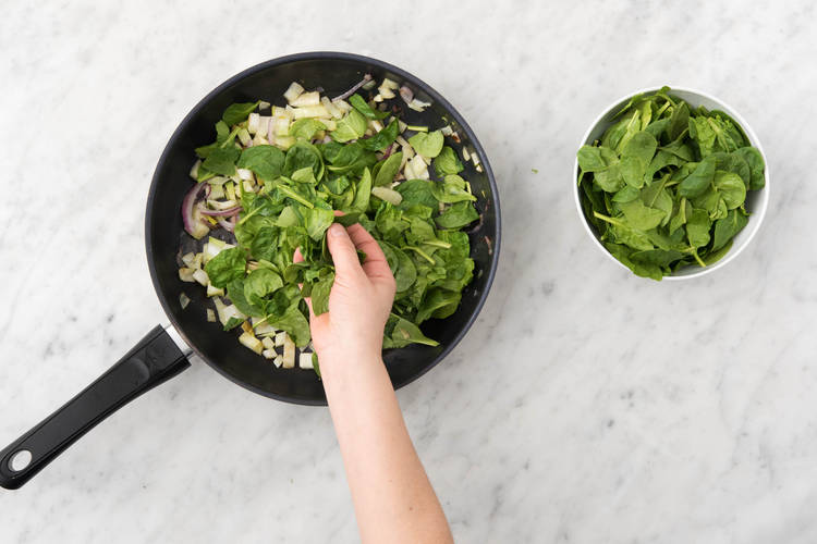 Ajouter les épinards