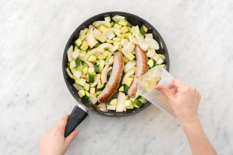 Ajouter le cidre de pomme