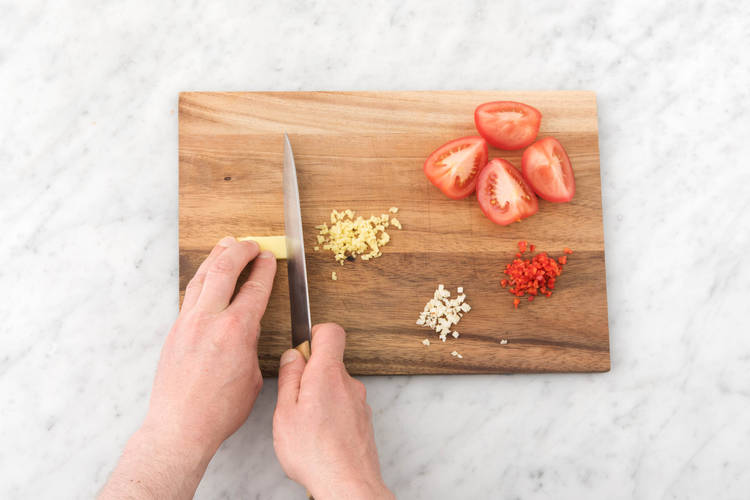 Découper les légumes