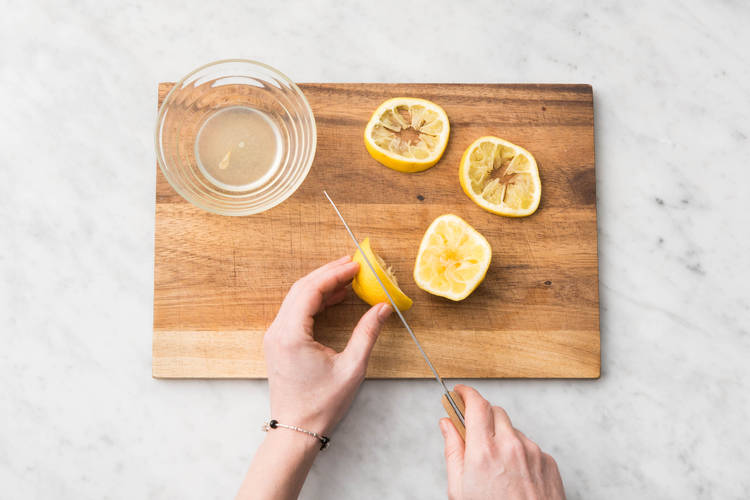 Découper le citron
