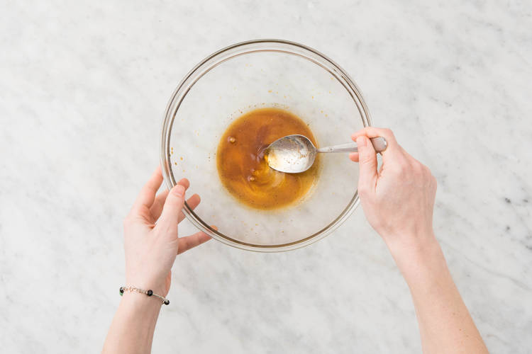 Préparer la vinaigrette