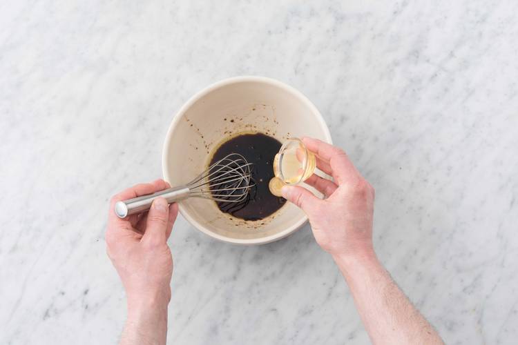 Préparer la vinaigrette