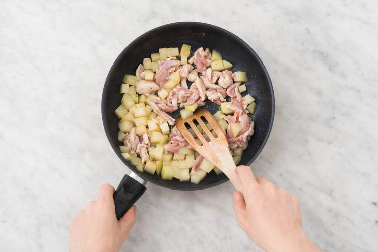 Cuire le gyros de poulet