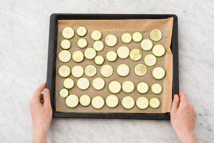 Cuire les courgettes