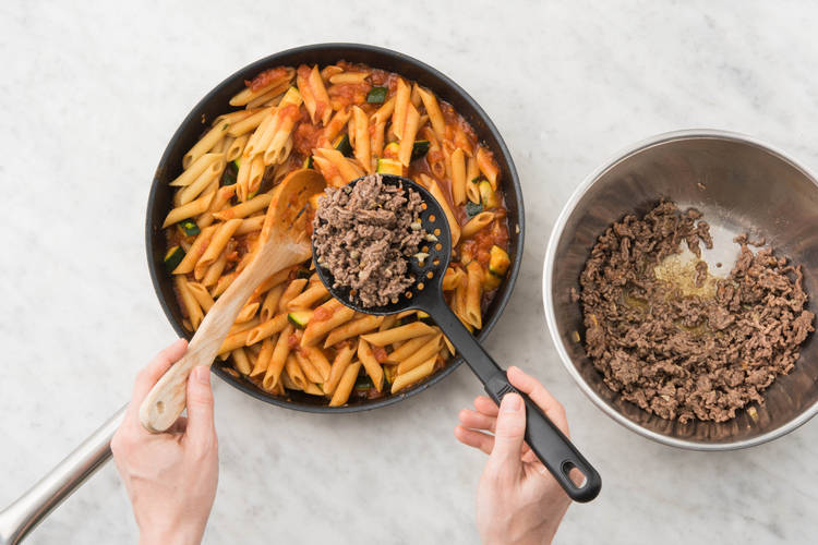 Cuire les courgettes