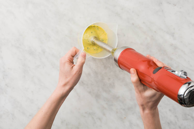 Préparer la vinaigrette