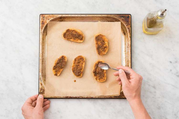 Préparer les bruschette